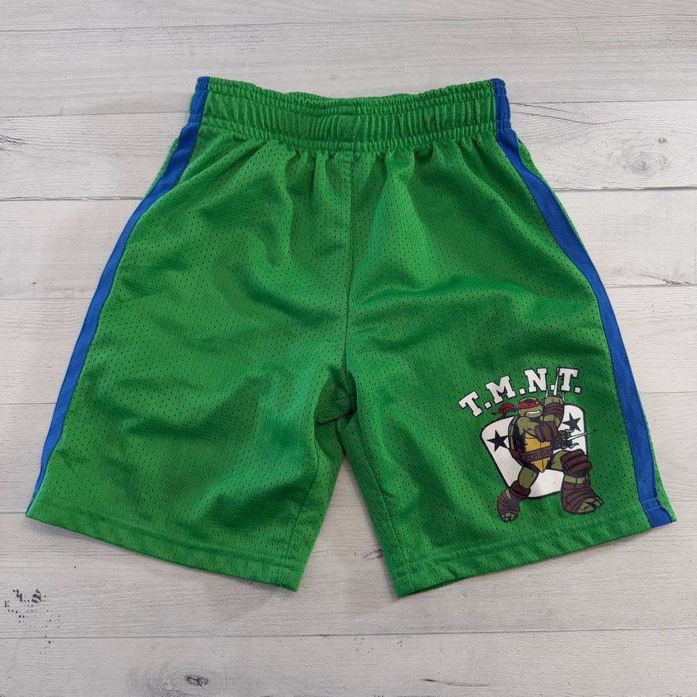 Tonnage mutant ninja turtles epic threads kids green‎ mesh shorts size 6